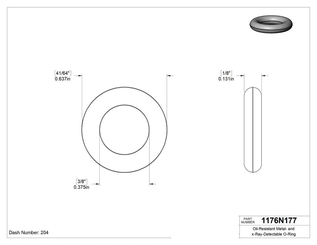 Technical drawing - 1176N177